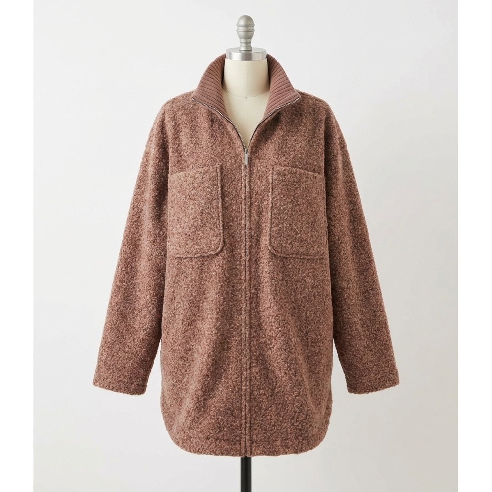 NEW Z SUPPLY downhill collared jacket in coconut